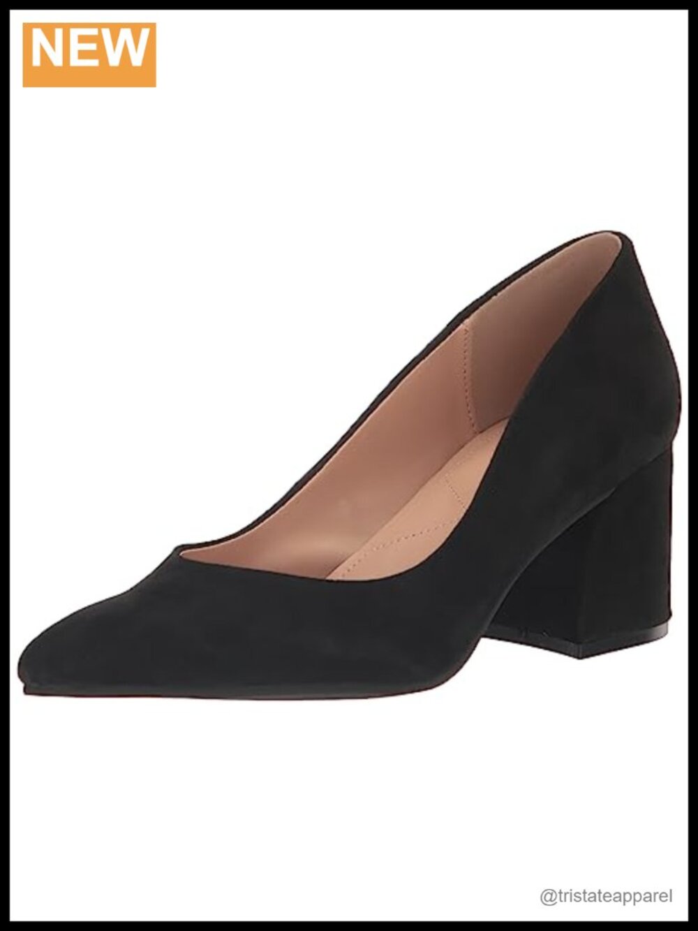NYDJ Solimar Suede Heels Pointed Toe Memory Foam Pump